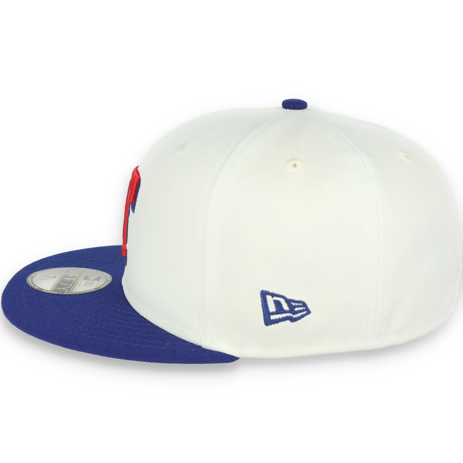New Era Texas Rangers Throwback 2010 World Series Side Patch 59FIFTY Fitted Ivory Hat