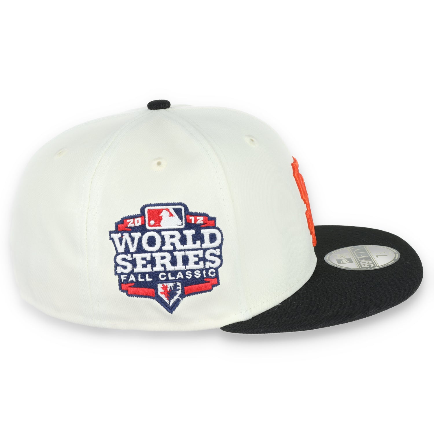 New Era San Francisco Giants 2012 World Series Fall Classic Side Patch Throwback White 59FIFTY Fitted