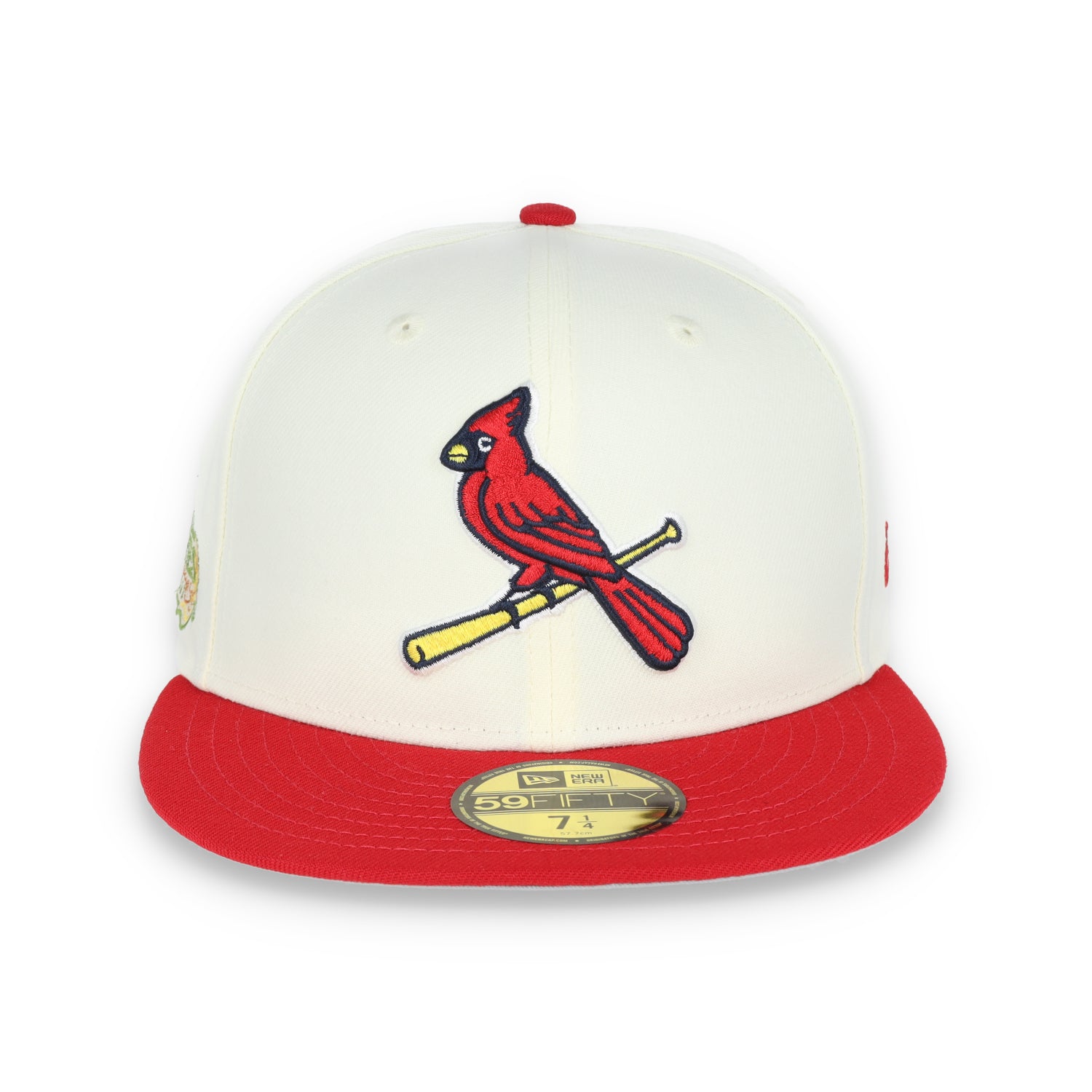 New Era St Louis Cardinals Throwback 2011 World Series Patch 59FIFTY Fitted Ivory Hat