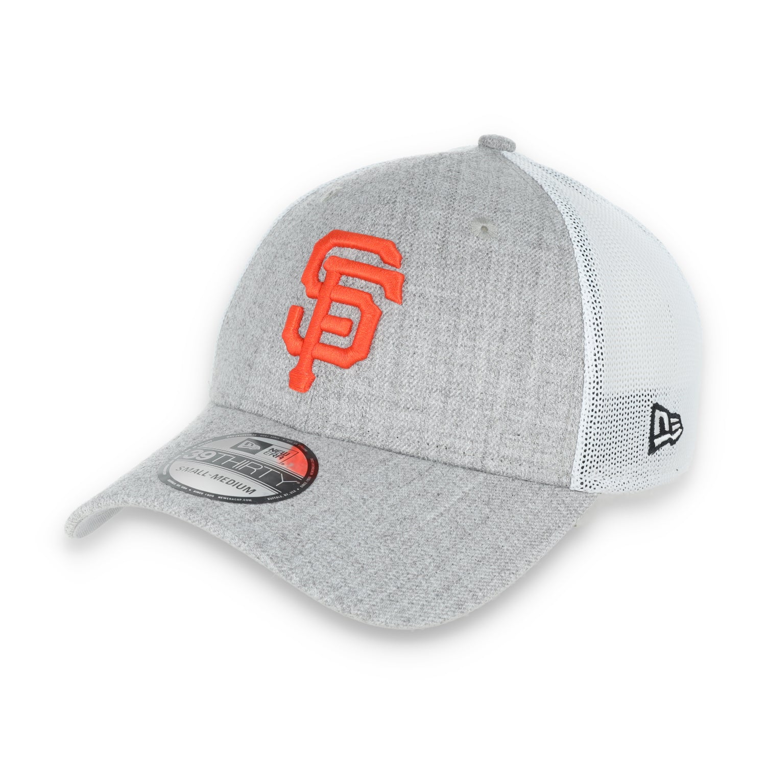 NEW ERA SAN FRANCISCO GIANTS HEATHERED 39THIRTY STRETCH FIT HAT-