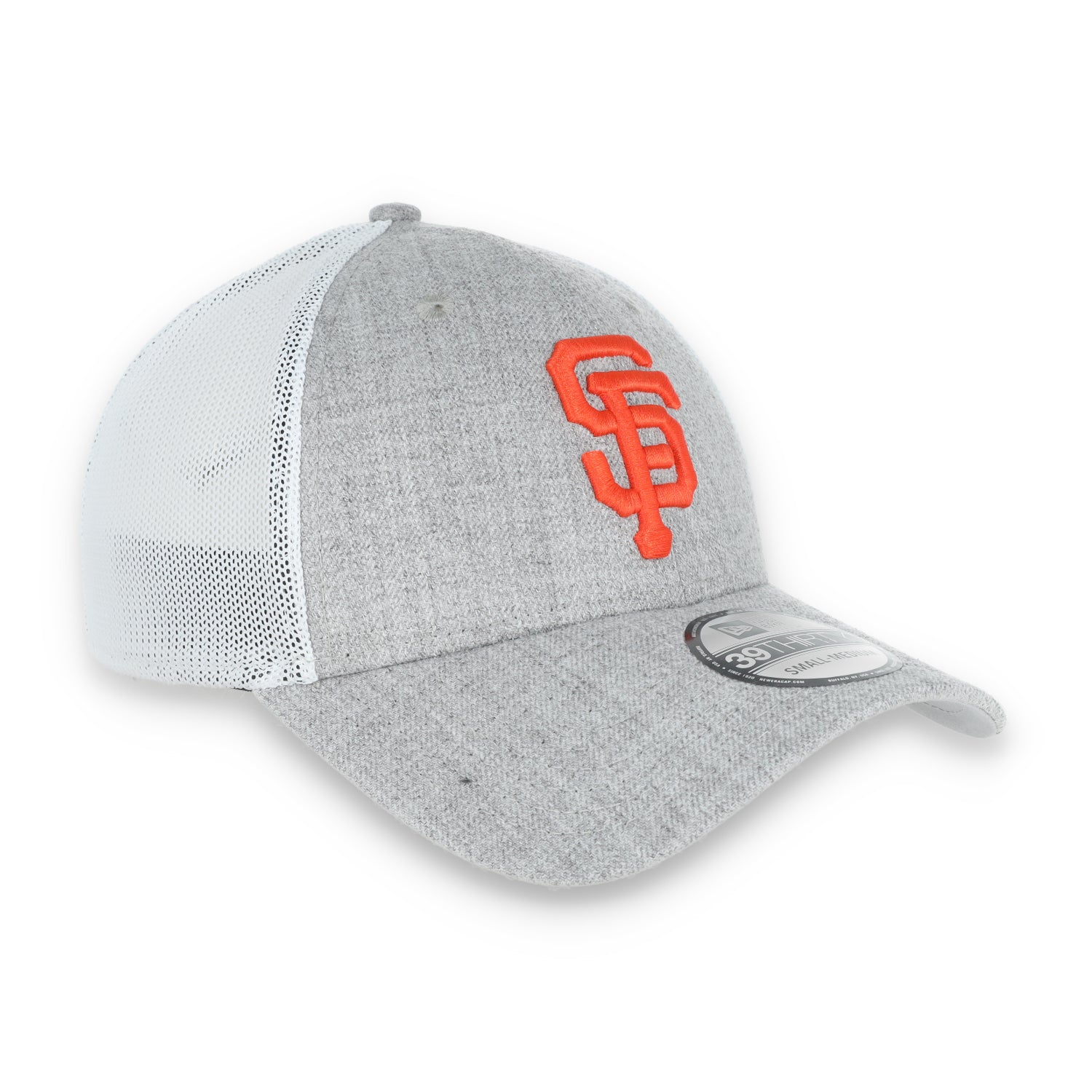 NEW ERA SAN FRANCISCO GIANTS HEATHERED 39THIRTY STRETCH FIT HAT-