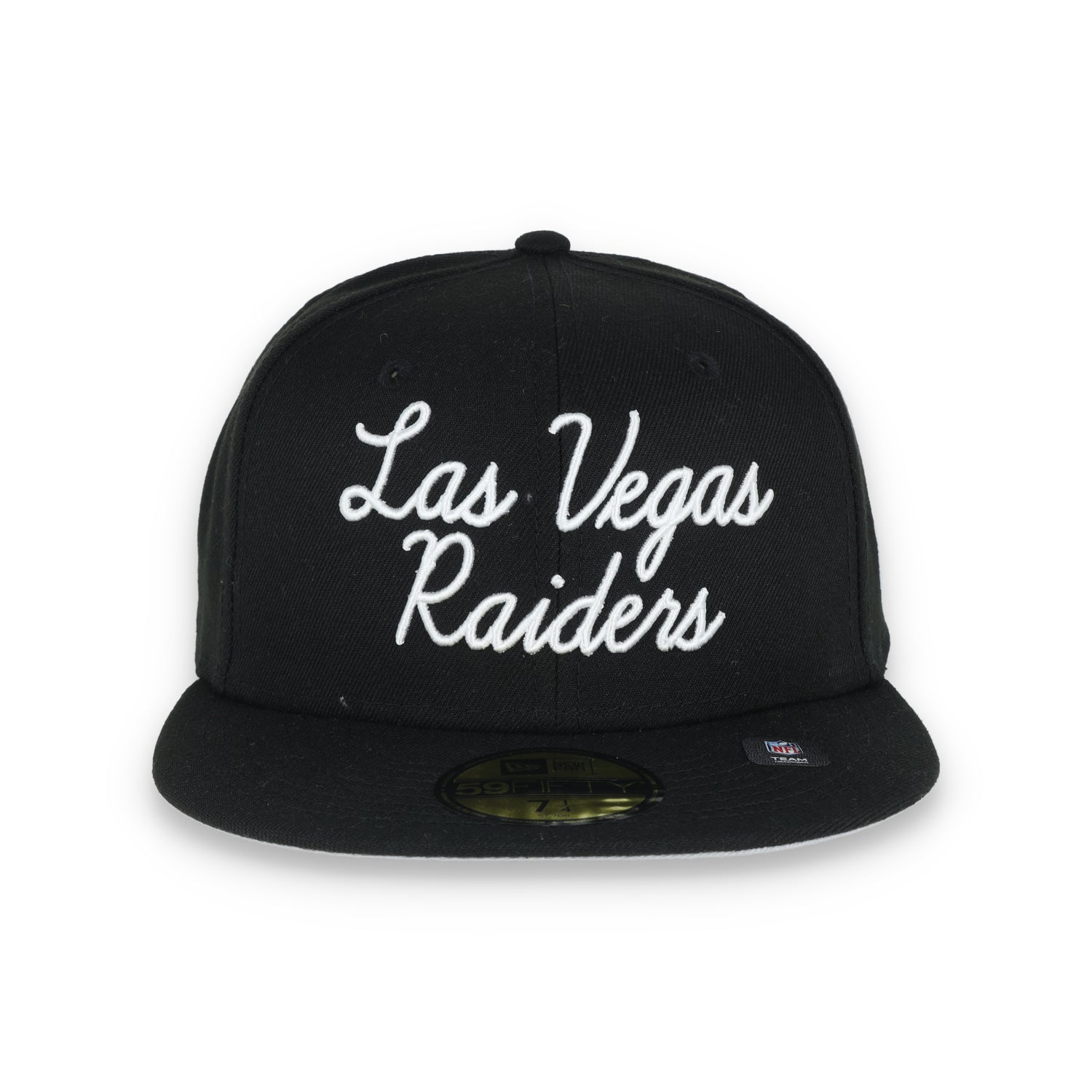 New Era Las Vegas Raiders Fairway Script 59FIFTY Fitted Hat