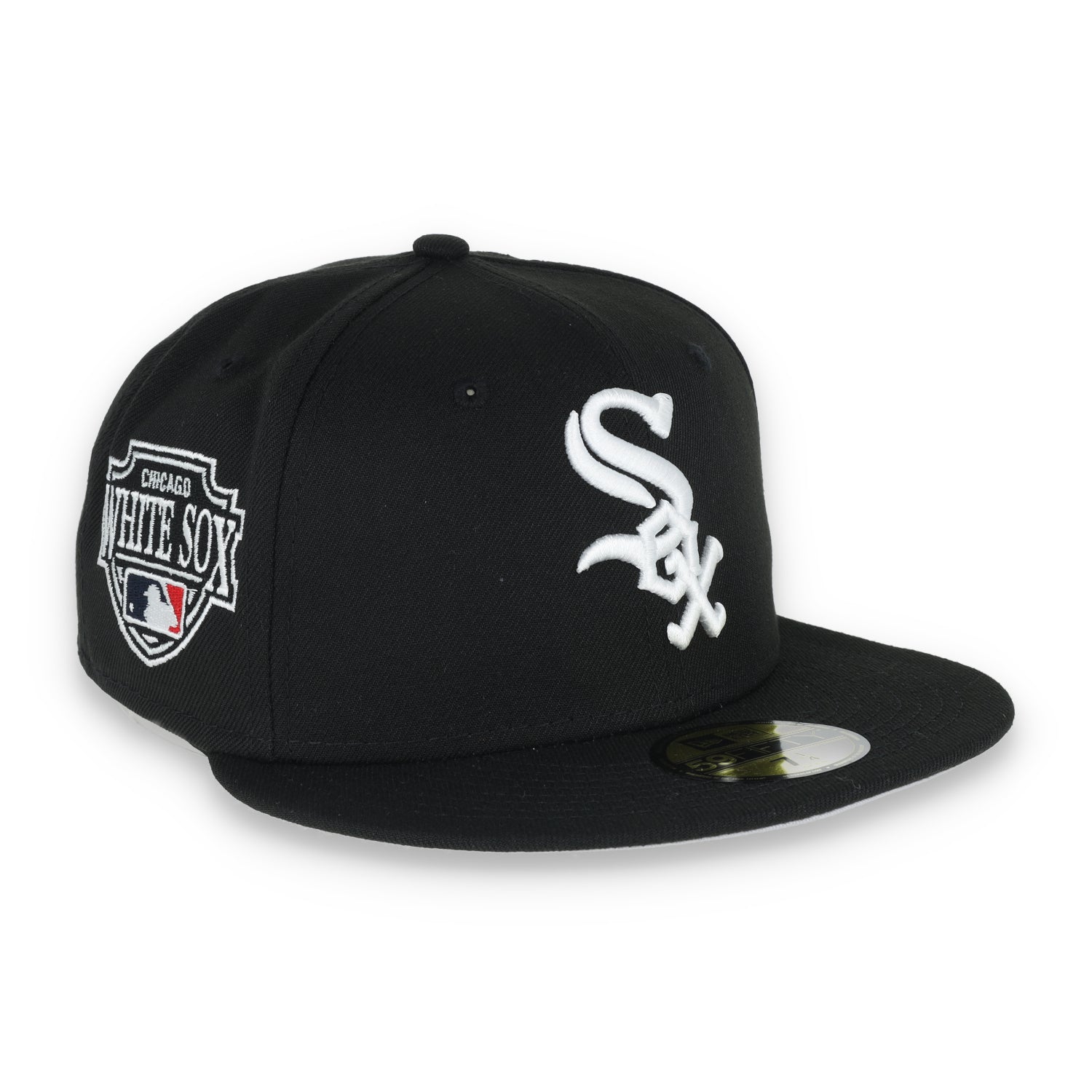 New Era Chicago White Sox Team Name Side Patch 59FIFTY Fitted Hat