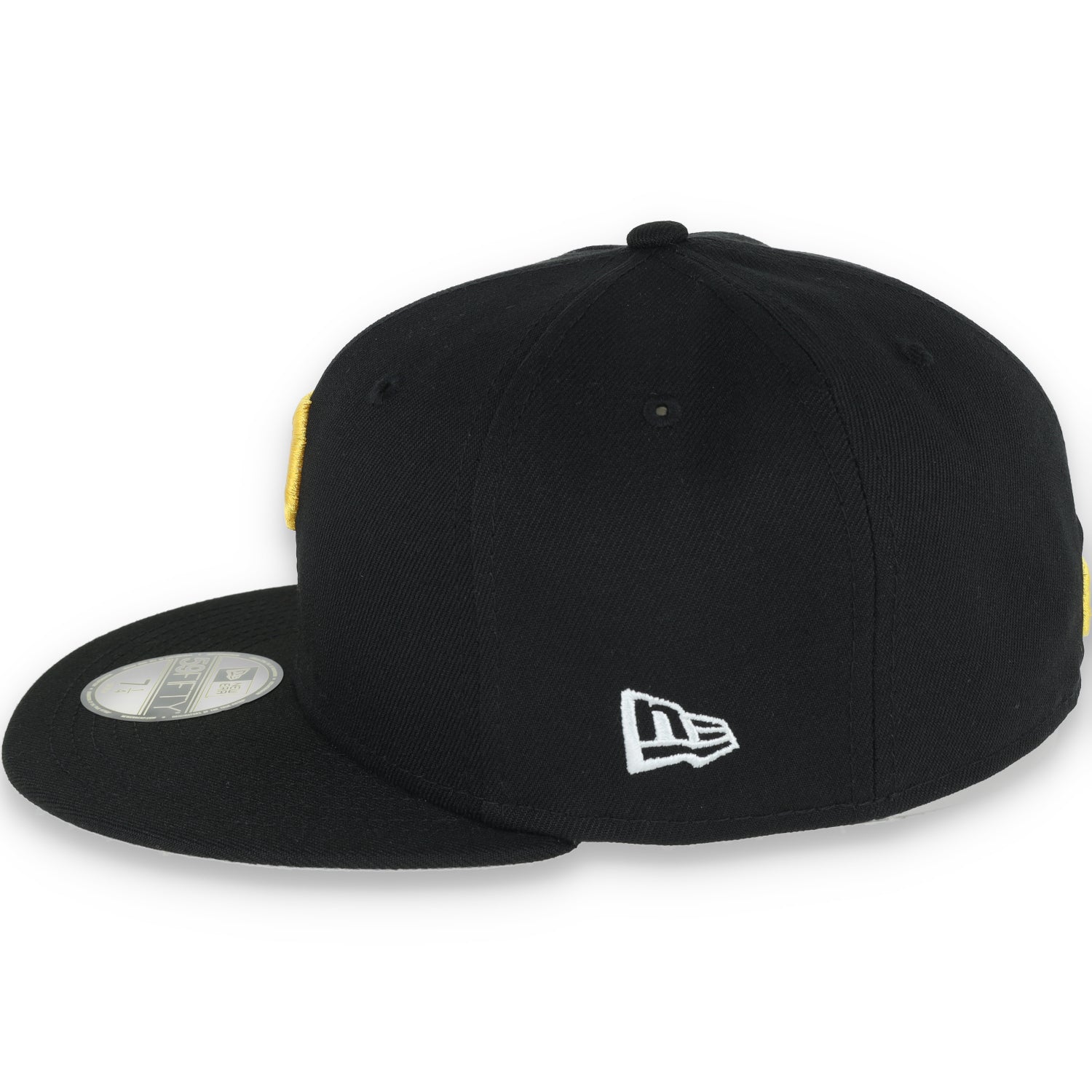 New Era Pittsburgh Pirates Team Name Side Patch 59FIFTY Fitted Hat