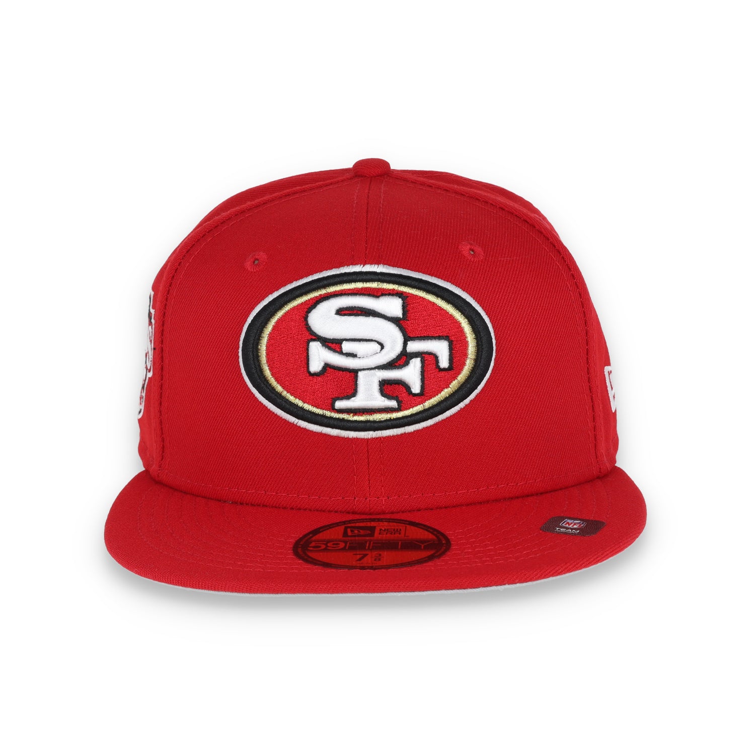 New Era San Francisco 49ers Team Name Side Patch 59FIFTY Fitted Hat