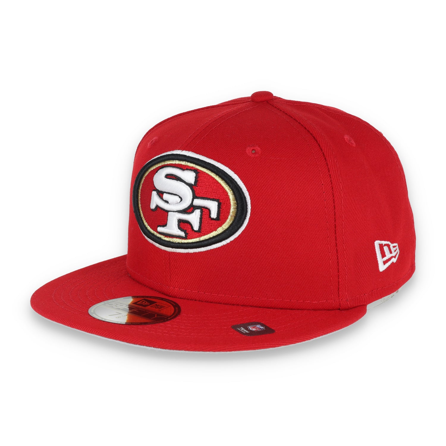 New Era San Francisco 49ers Team Name Side Patch 59FIFTY Fitted Hat
