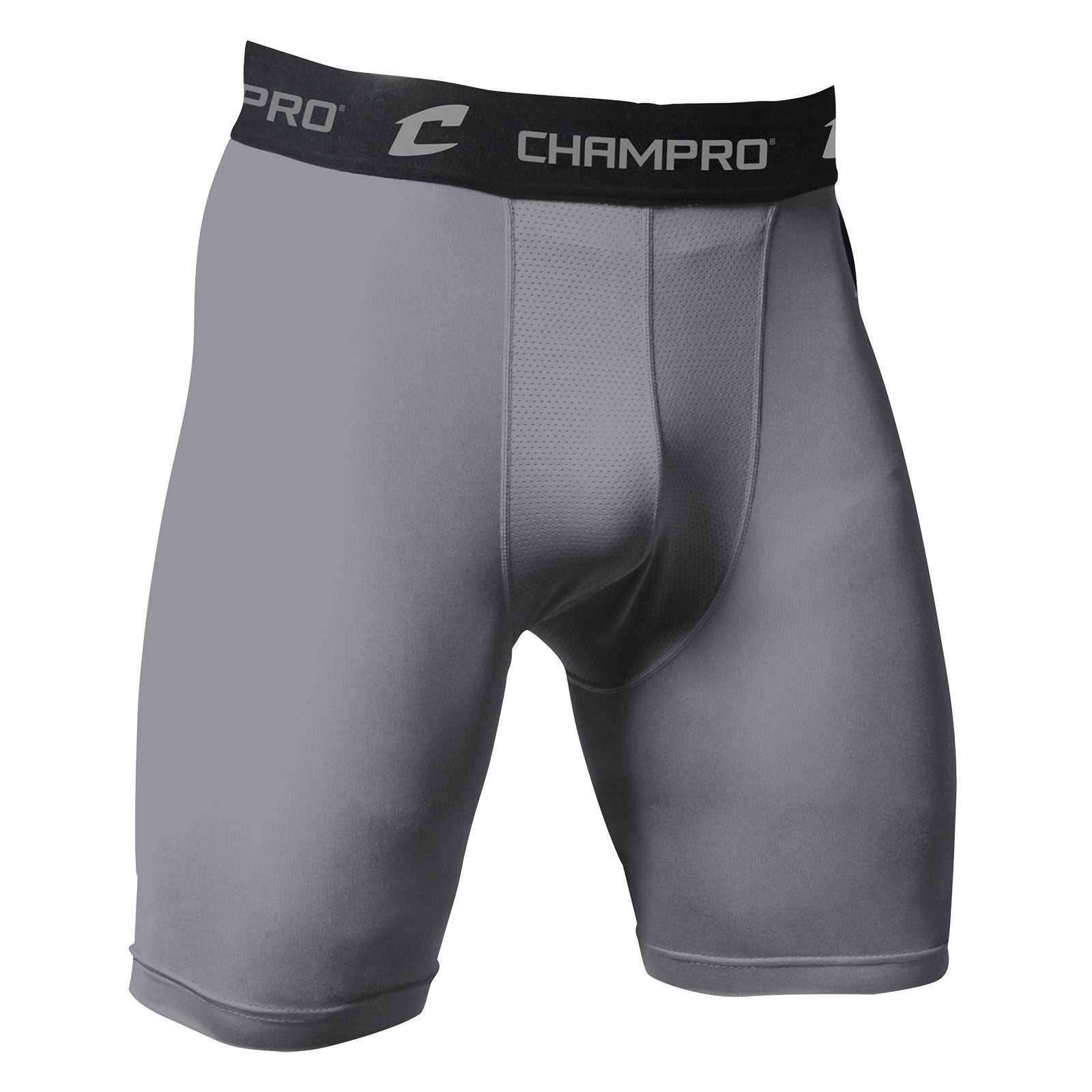 CHAMPRO COMPRESSION SHORTS-GREY