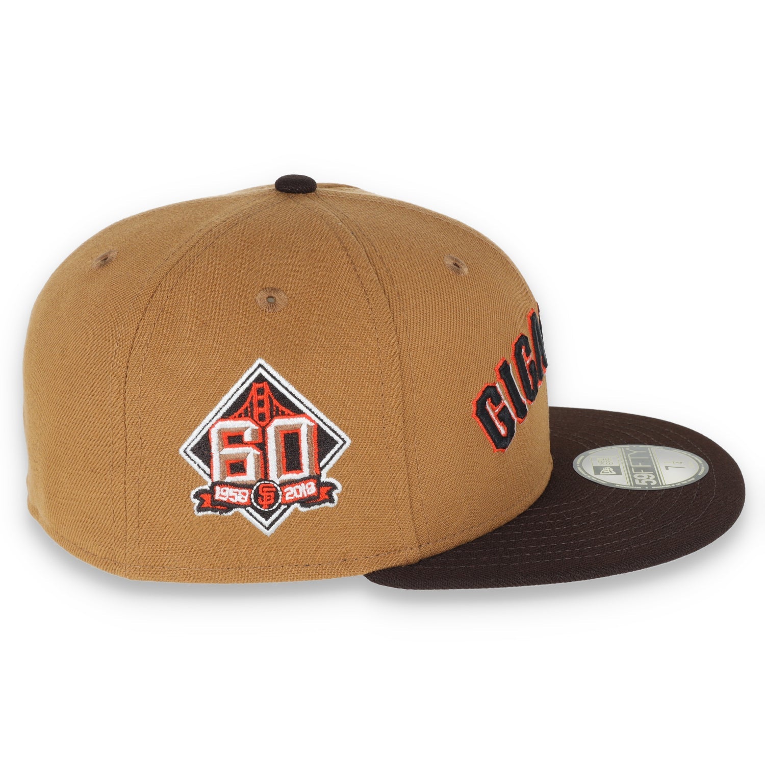 New Era San Francisco Giants "Gigantes" 60th Anniversary Side Patch 59IFTY Fitted hat- Bronze