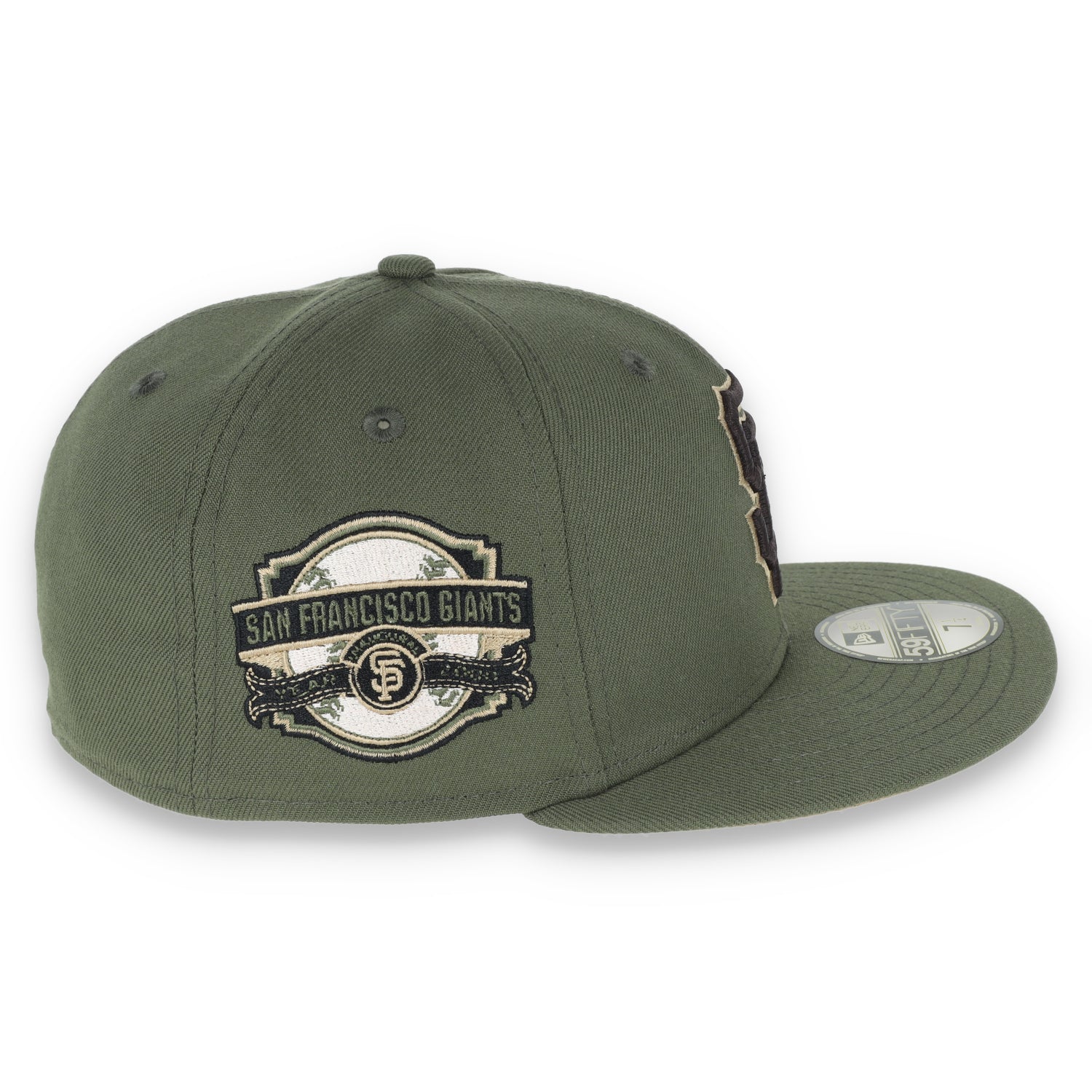 New Era San Francisco Side Patch 59IFTY Fitted Hat-Olive