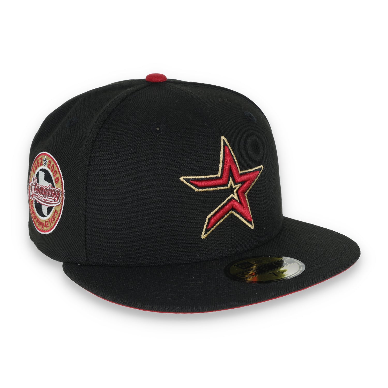 New Era Houston Astros 45th Anniversary Patch 59FIFTY-BLACK