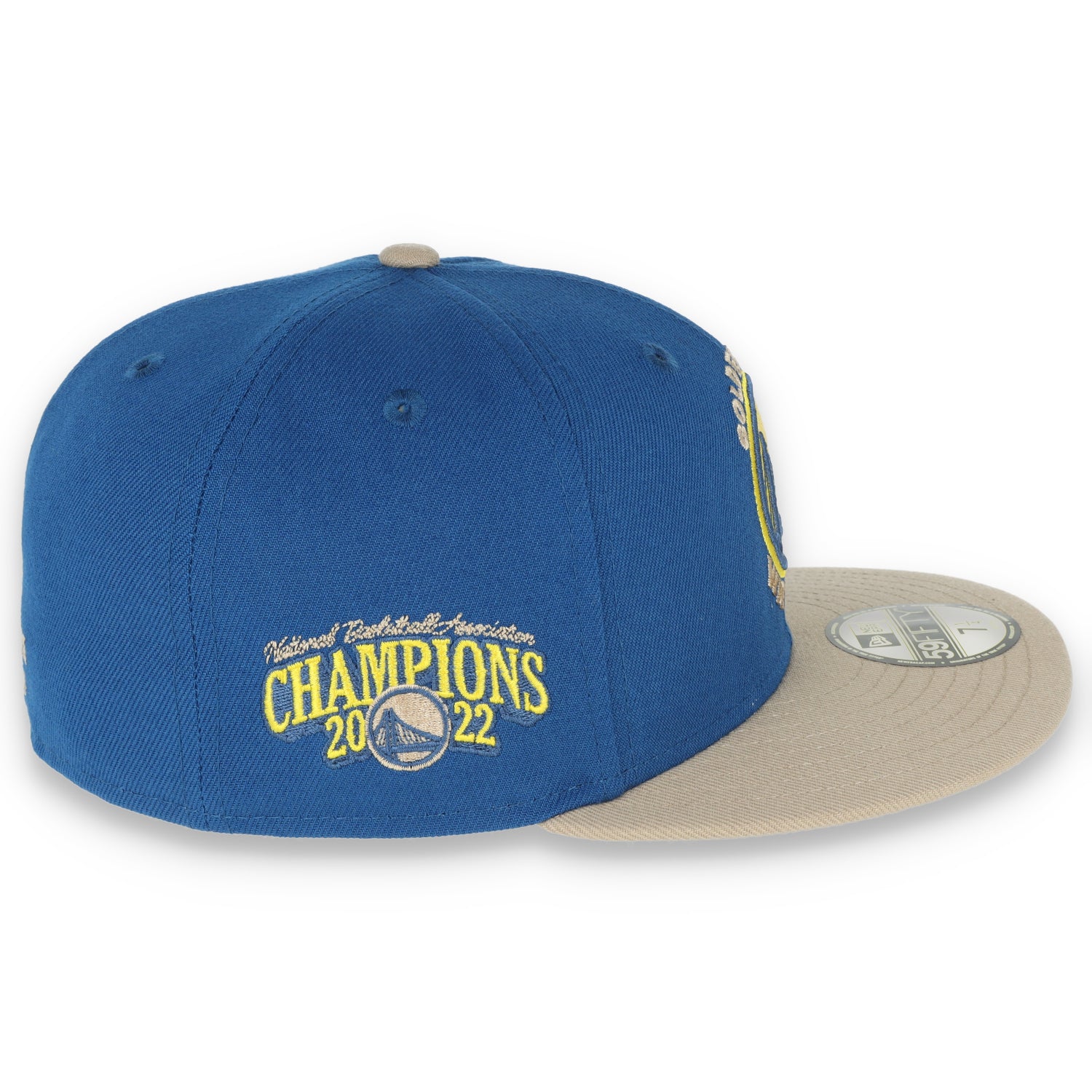 New Era Golden State Warriors 2022 Champions Side Patch 59Fifty Fitted Hat