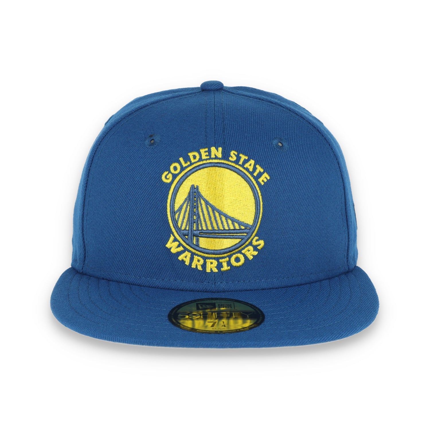 NEW ERA GOLDEN STATE WARRIORS BASIC 59FIFTY HAT- SEASHORE/YELLOW