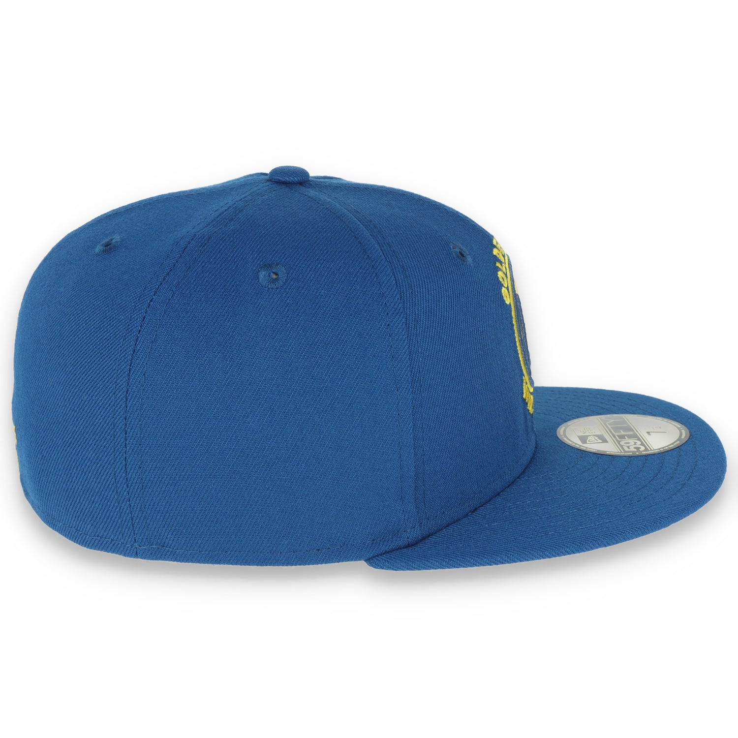 NEW ERA GOLDEN STATE WARRIORS BASIC 59FIFTY HAT- SEASHORE/YELLOW