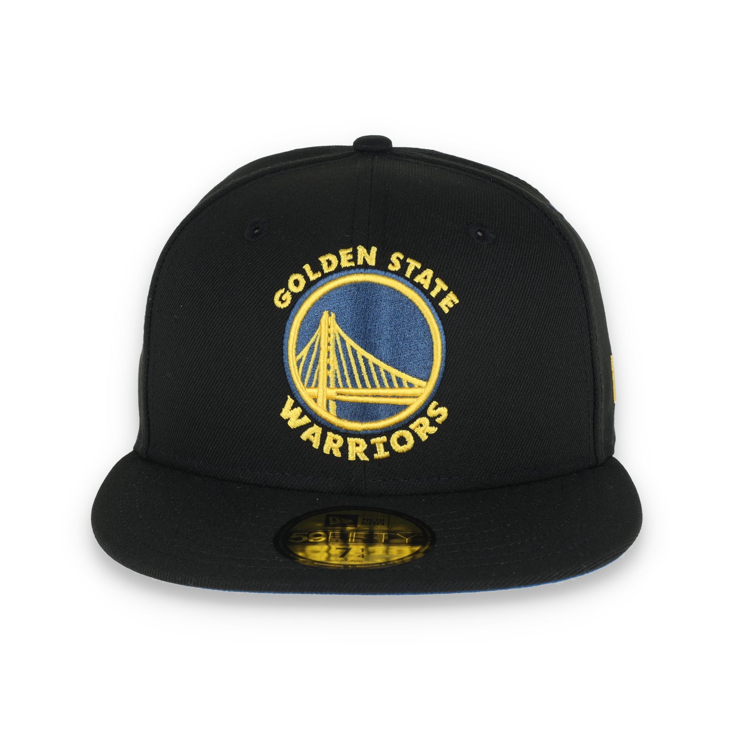 NEW ERA GOLDEN STATE WARRIORS BASIC 59FIFTY HAT- BLACK/SEASHORE