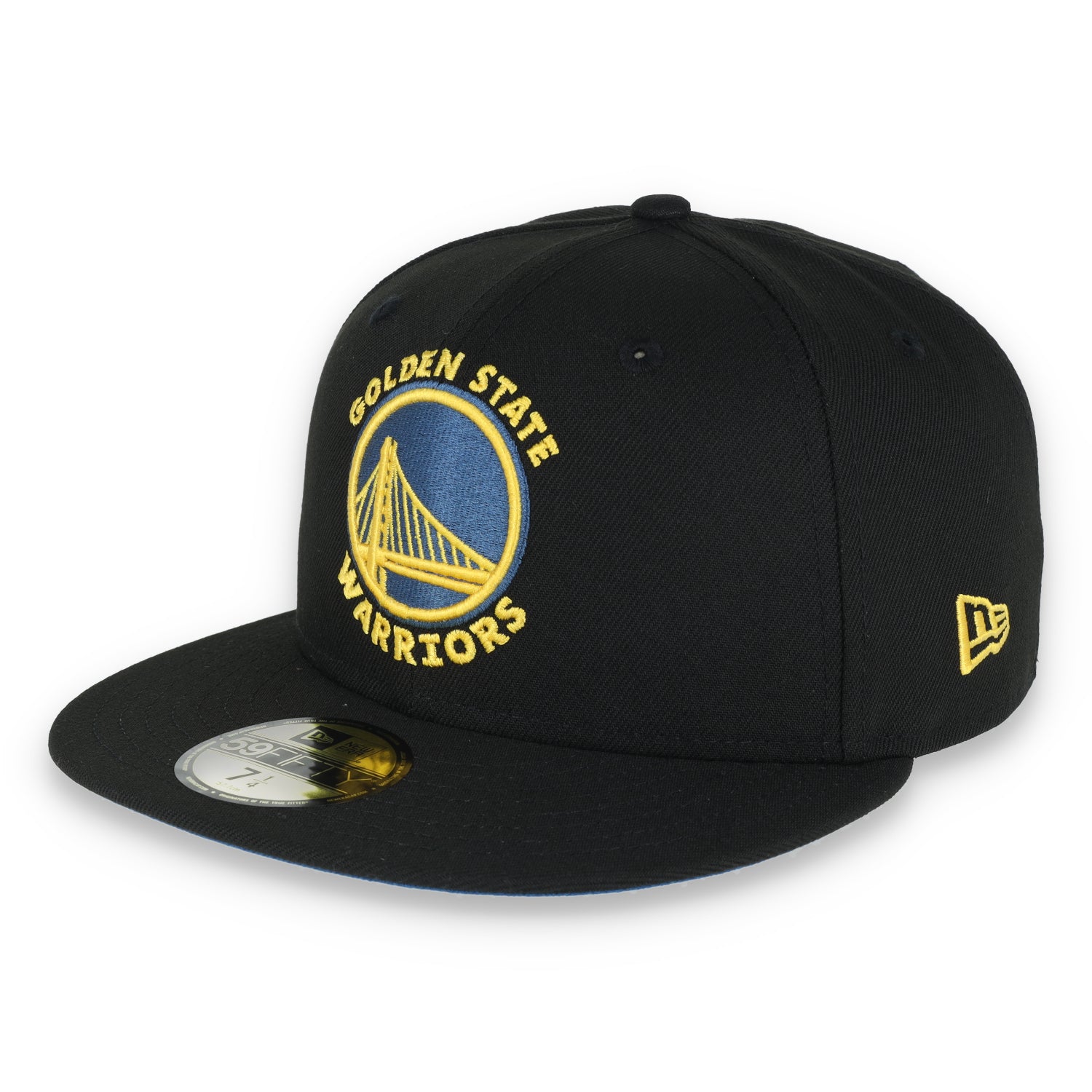 NEW ERA GOLDEN STATE WARRIORS BASIC 59FIFTY HAT- BLACK/SEASHORE