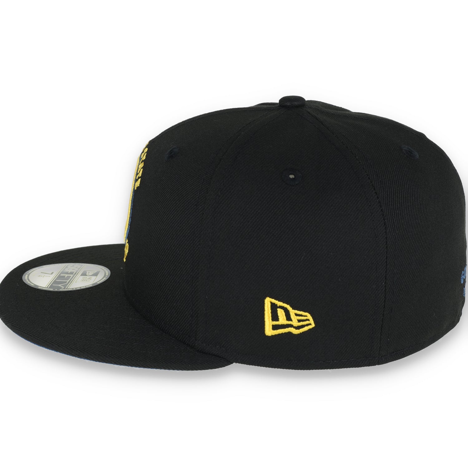 NEW ERA GOLDEN STATE WARRIORS BASIC 59FIFTY HAT- BLACK/SEASHORE