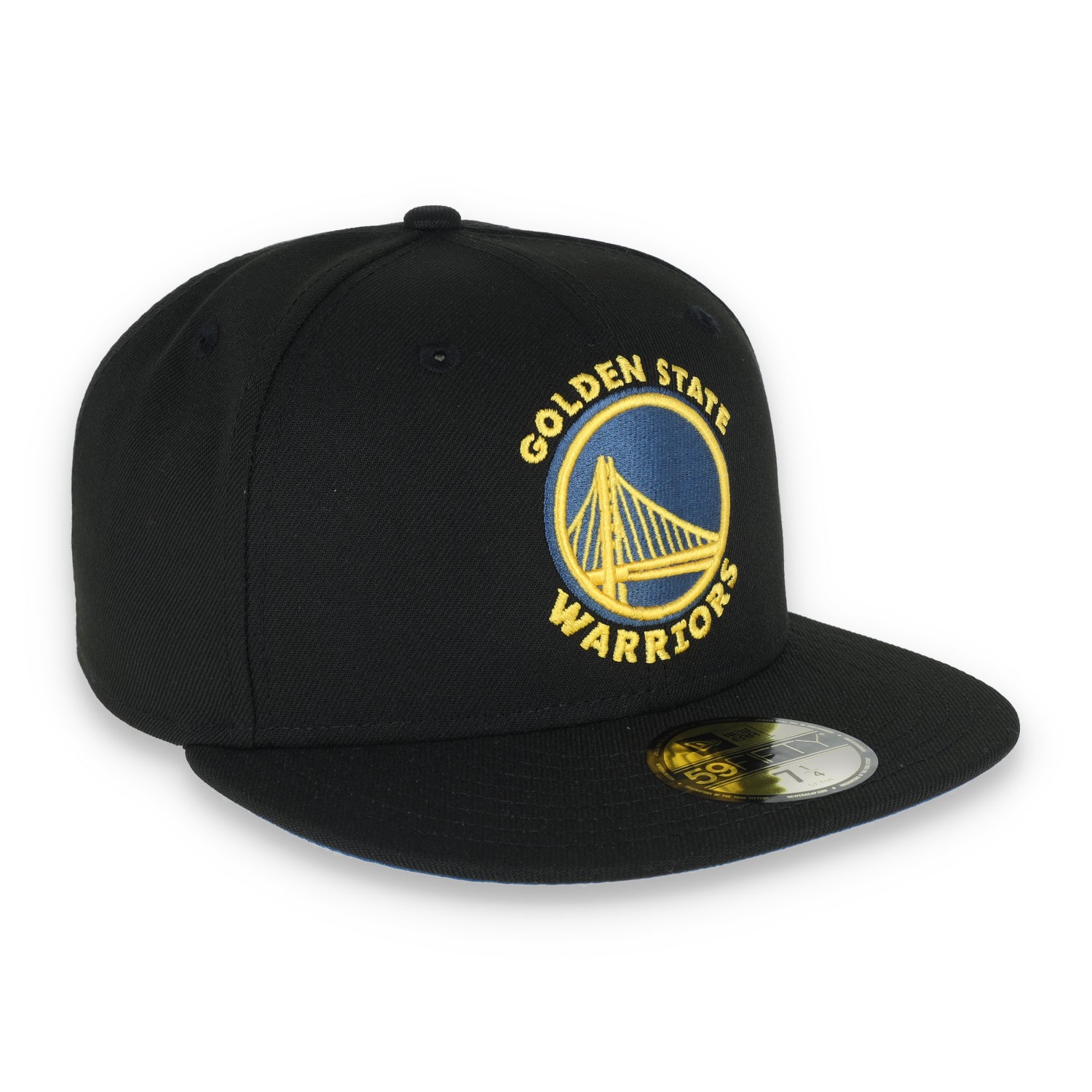 NEW ERA GOLDEN STATE WARRIORS BASIC 59FIFTY HAT- BLACK/SEASHORE