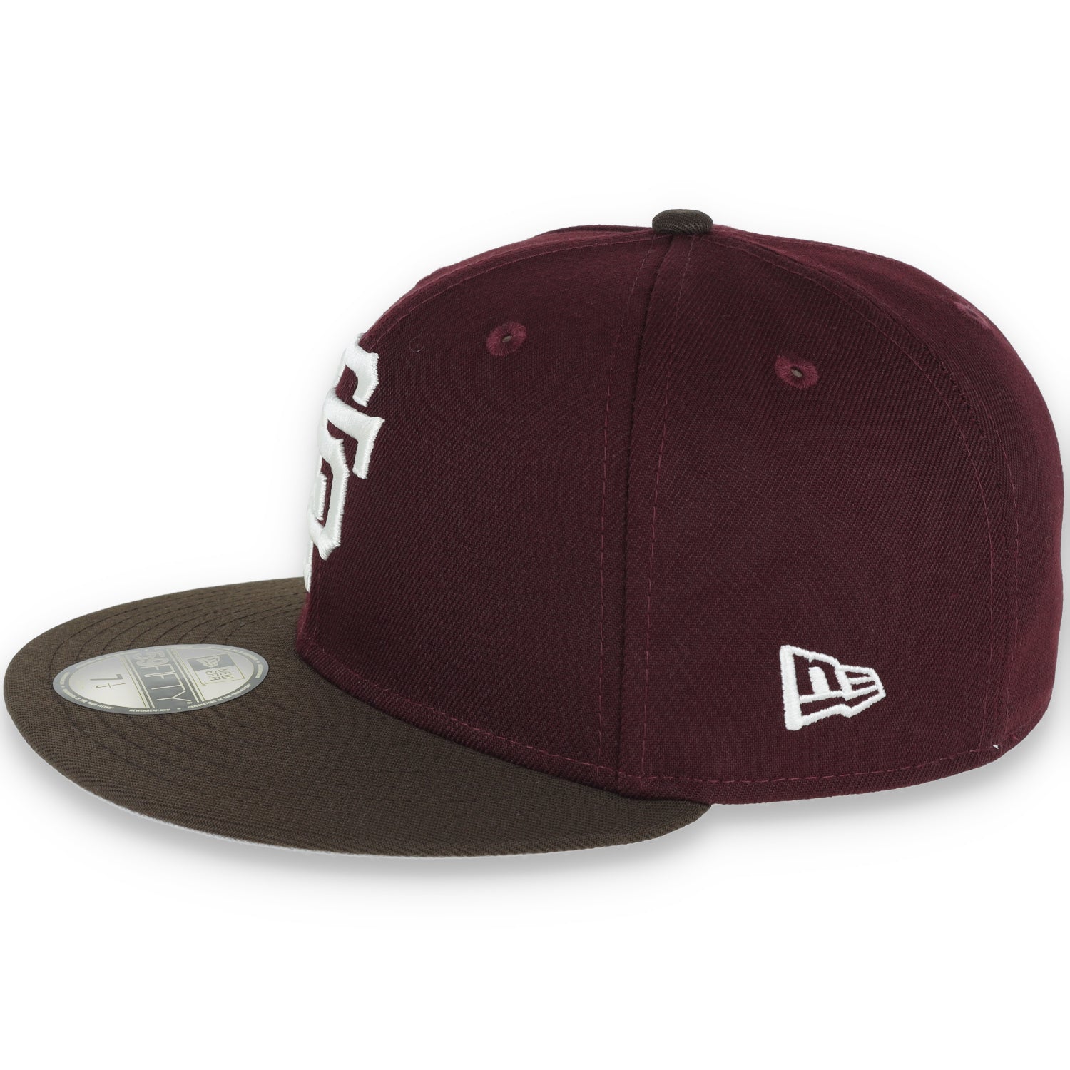 New Era San Francisco 1996 All-Star Side Patch 59IFTY Fitted Hat-Maroon