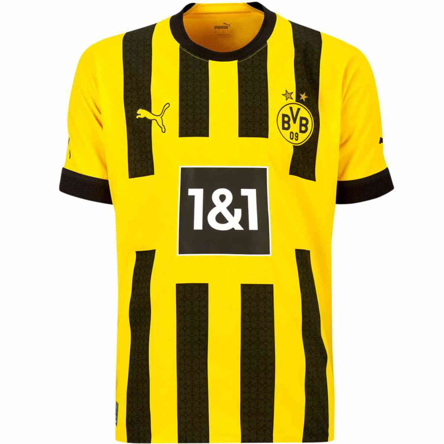 PUMA Borussia Dortmund Authentic Home Stadium Jersey 22/23