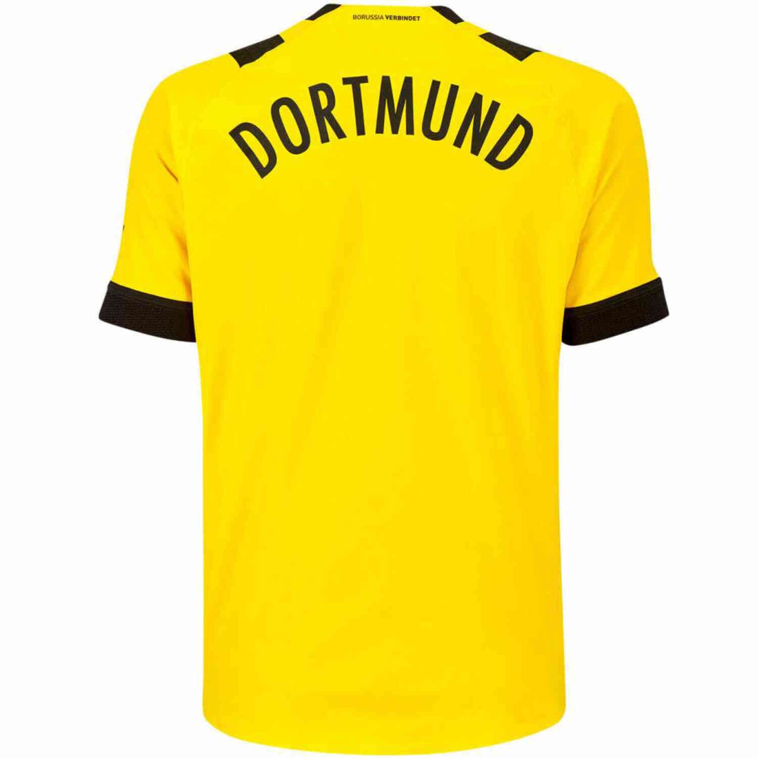 PUMA Borussia Dortmund Authentic Home Stadium Jersey 22/23