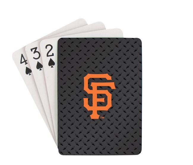 SAN FRANCISCO GIANTS PLAYING CARDS DIAMOND PLATE