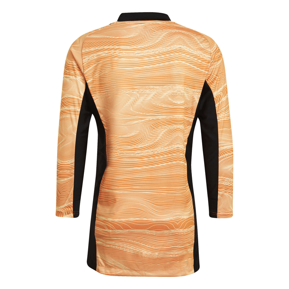 Adidas Condivo 21 Goalkeeper Mens Custom Soccer Long Sleeve Jersey - Acid Orange