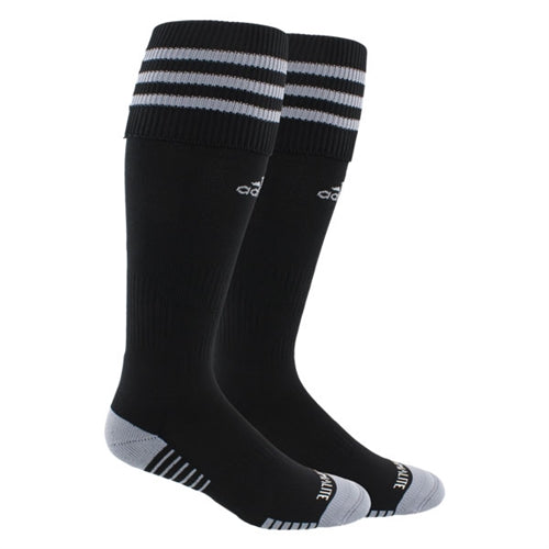 ADIDAS COPA ZONE CUSHION III SOCKS-BLACK/GREY