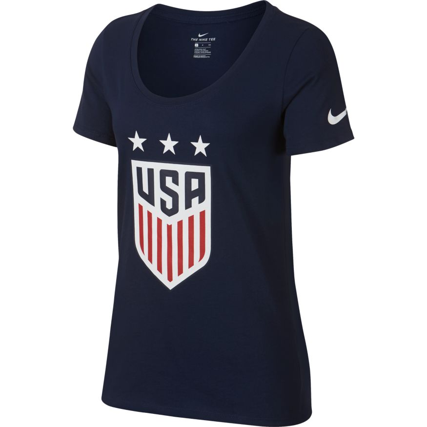 NIKE WOMEN'S TEAM USA CREST T-SHIRT