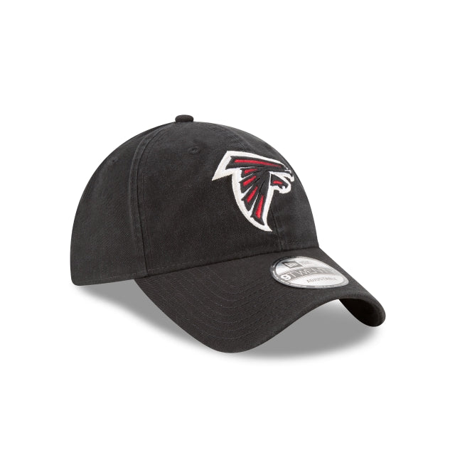 ATLANTA FALCONS NEW ERA CORE CLASSIC BLACK 9TWENTY ADJUSTABLE HAT