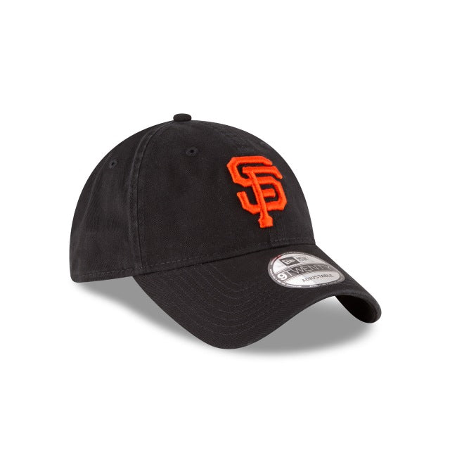 New Era San Francisco Giants Women's Black LINEN LEAP 9TWENTY ADJUSTABLE