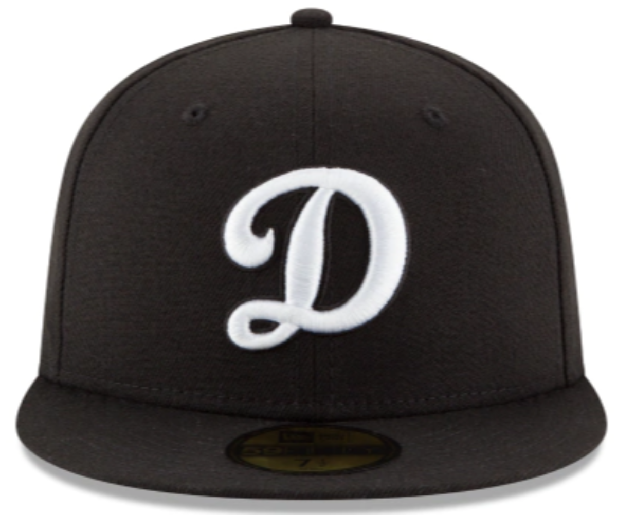 Los Angeles Dodgers Black On White 59Fifty Fitted nvsoccer.com The Coliseum