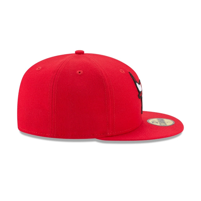 NEW ERA CHICAGO BULLS TEAM COLOR RED 59FIFTY FITTED