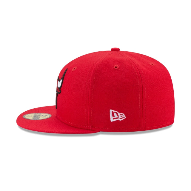 NEW ERA CHICAGO BULLS TEAM COLOR RED 59FIFTY FITTED