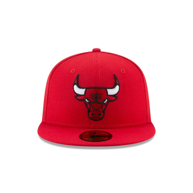 NEW ERA CHICAGO BULLS TEAM COLOR RED 59FIFTY FITTED