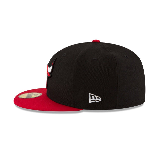 New Era Chicago Bulls Basic 59FIFTY-Black/Red nvsoccer.com  the coliseum