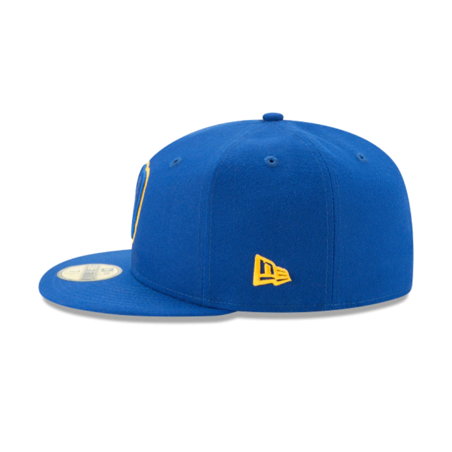 MILWAUKEE BREWERS AUTHENTIC COLLECTION 59FIFTY FITTED-ON-FIELD COLLECTION-ROYAL