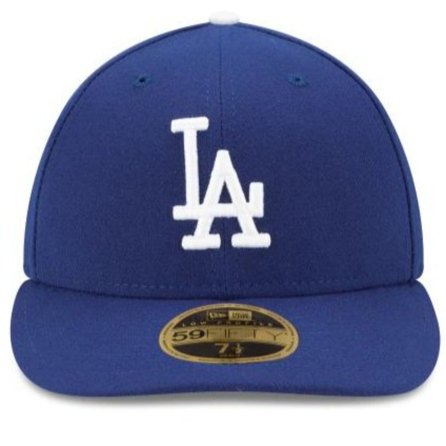 LOS ANGELES DODGER NEW ERA HOME AUTHENTIC COLLECTION 59FIFTY FITTED-ON-FIELD COLLECTION Low Profile -BLUE Nvsoccer.com Thecoliseum