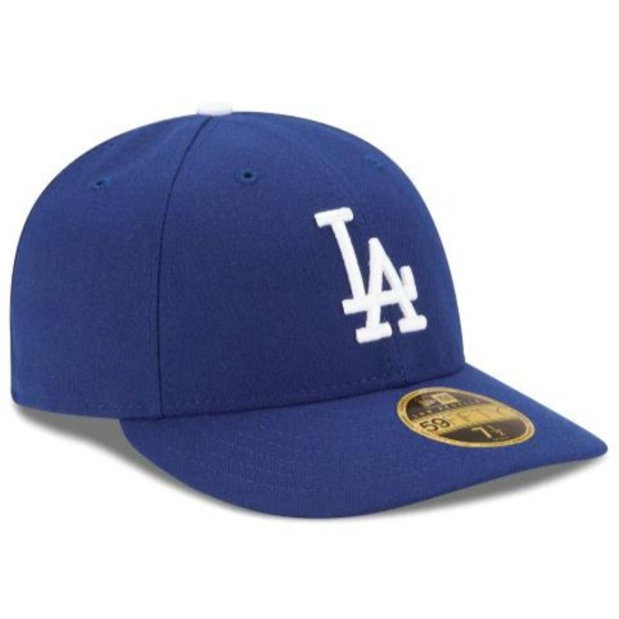 LOS ANGELES DODGER NEW ERA HOME AUTHENTIC COLLECTION 59FIFTY FITTED-ON-FIELD COLLECTION Low Profile -BLUE Nvsoccer.com Thecoliseum