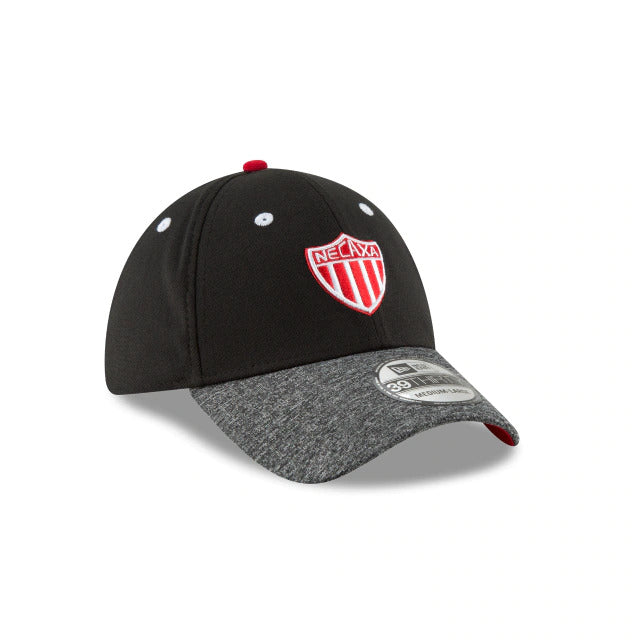 NEW ERA NECAXA 39THIRTY FLEX FIT HAT-BLACK/GREY