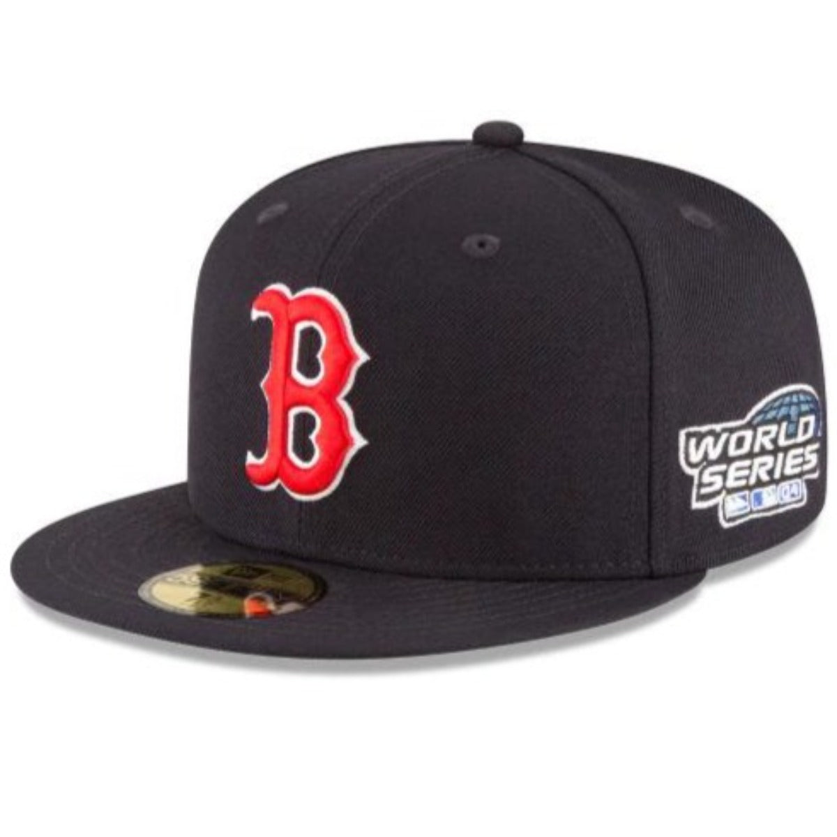 BOSTON RED SOX WORLD SERIES 2004 PATCH COLLECTION 59FIFTY FITTED-NAVY/RED Nvsoccer.com Thecoliseum
