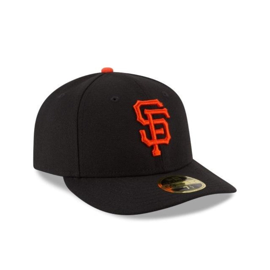 SAN FRANCISCO GIANTS ALTERNATE COLLECTION 59FIFTY FITTED-ON-FIELD COLLECTION LOW Profile -BLACK/black/orange Nvsoccer.com Thecoliseum