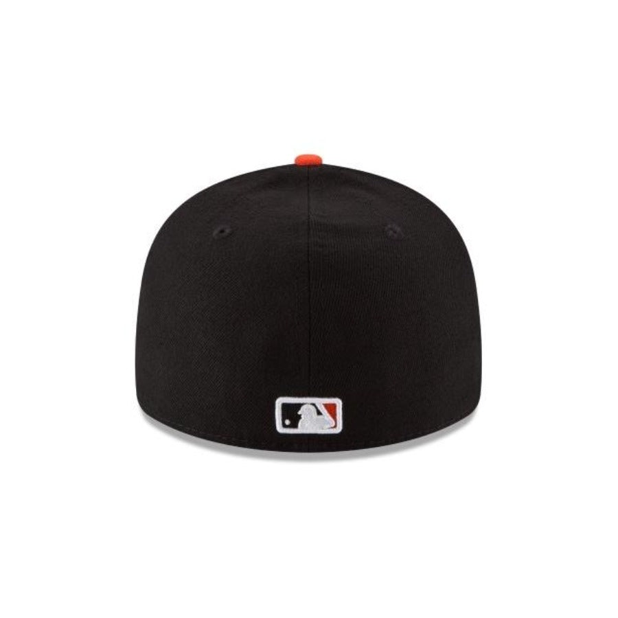 SAN FRANCISCO GIANTS ALTERNATE COLLECTION 59FIFTY FITTED-ON-FIELD COLLECTION LOW Profile -BLACK/black/orange Nvsoccer.com Thecoliseum