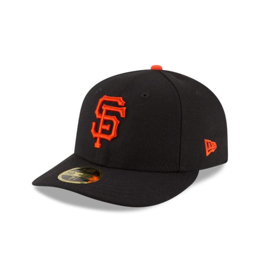 SAN FRANCISCO GIANTS ALTERNATE COLLECTION 59FIFTY FITTED-ON-FIELD COLLECTION LOW Profile -BLACK/black/orange Nvsoccer.com Thecoliseum