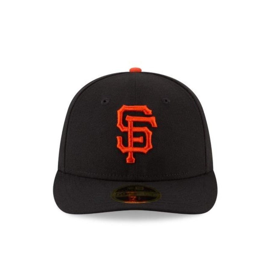 SAN FRANCISCO GIANTS ALTERNATE COLLECTION 59FIFTY FITTED-ON-FIELD COLLECTION LOW Profile -BLACK/black/orange Nvsoccer.com Thecoliseum