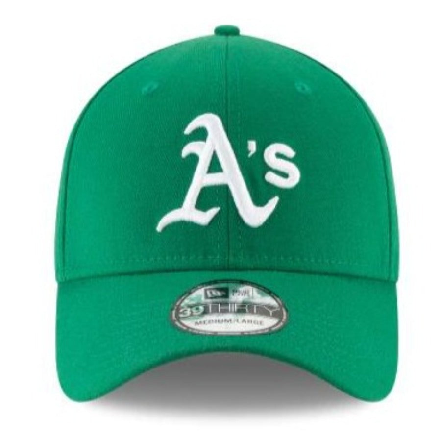 New Era Men's Oakland A's 39Thirty Team Classic Stretch Fit- Kelly green Nvsoccer.com Thecoliseum