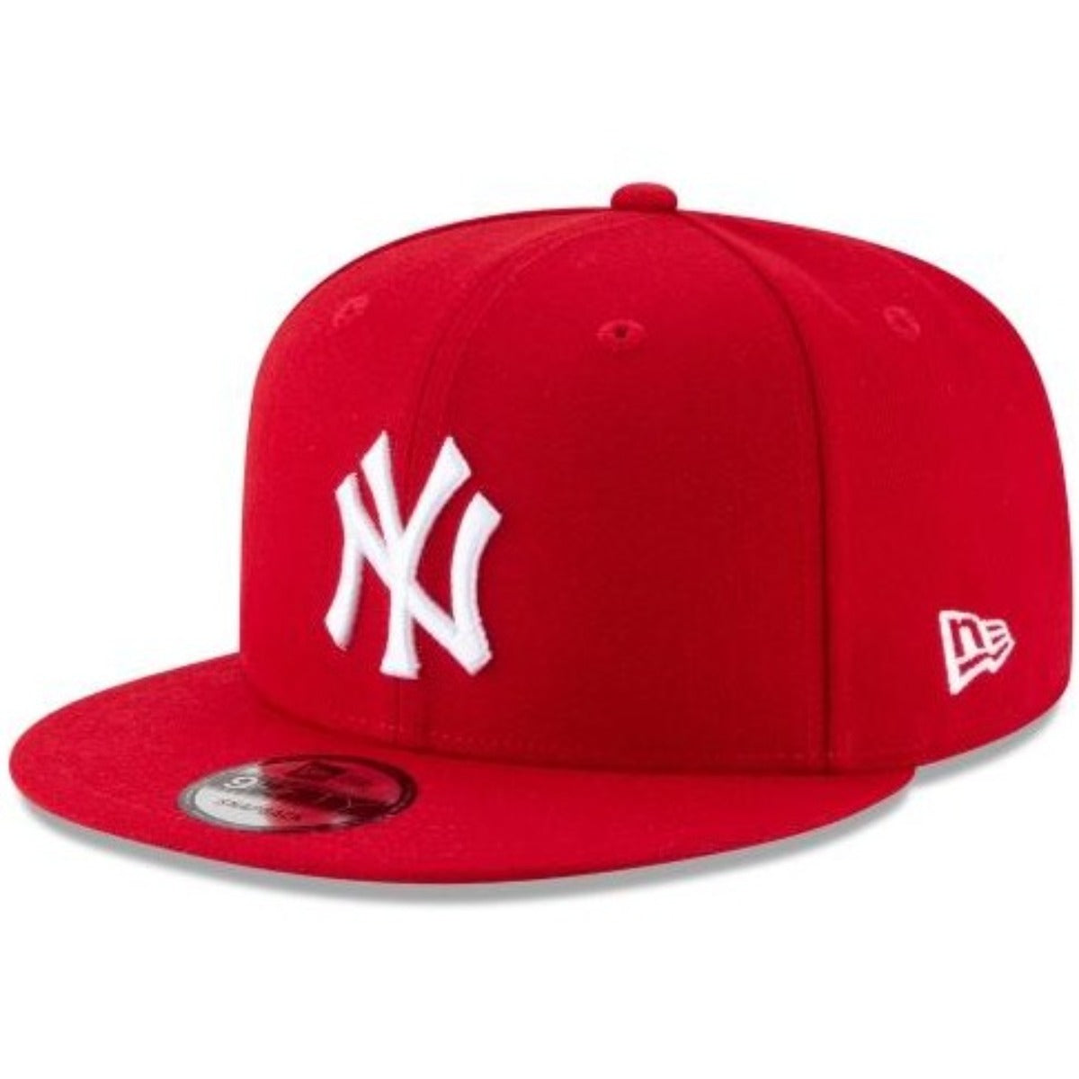 New York Yankees New Era Basic 9FIFTY Snapback Hat-Red nvsoccer.com the coliseum