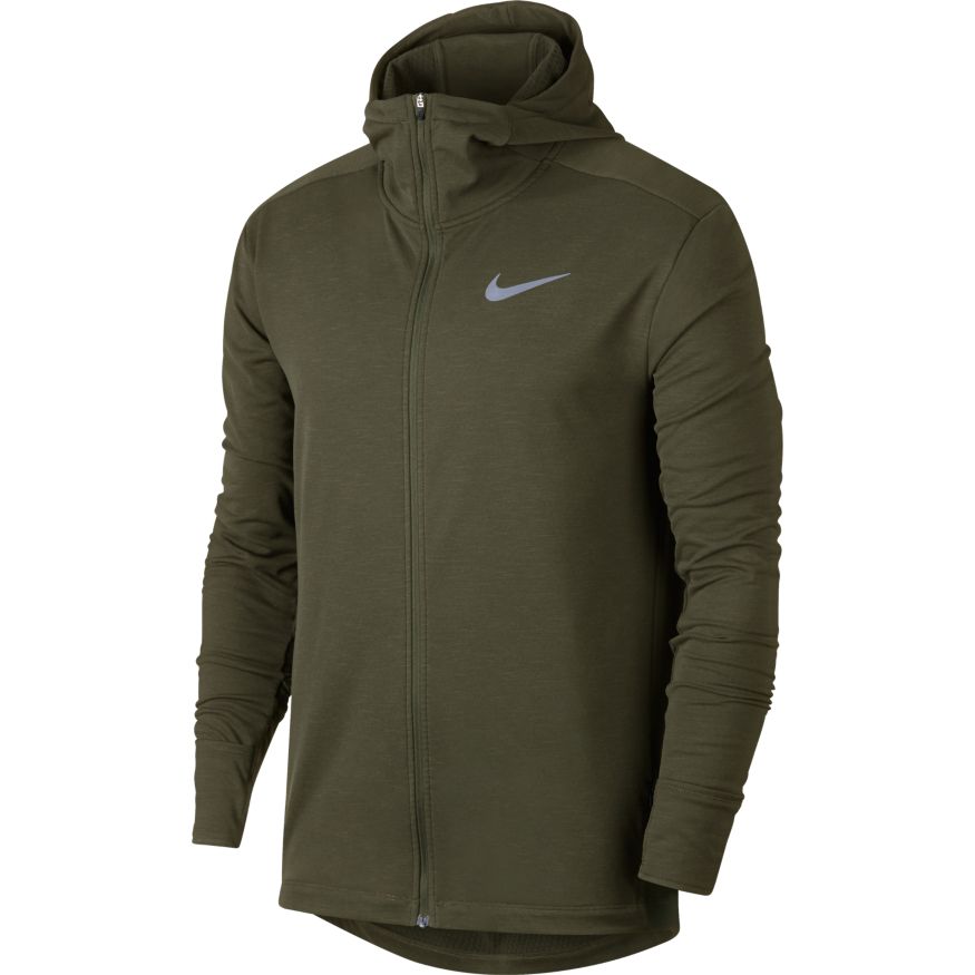 NIKE SPHERE ELEMENT FULL ZIP HOODIE (Military Green)