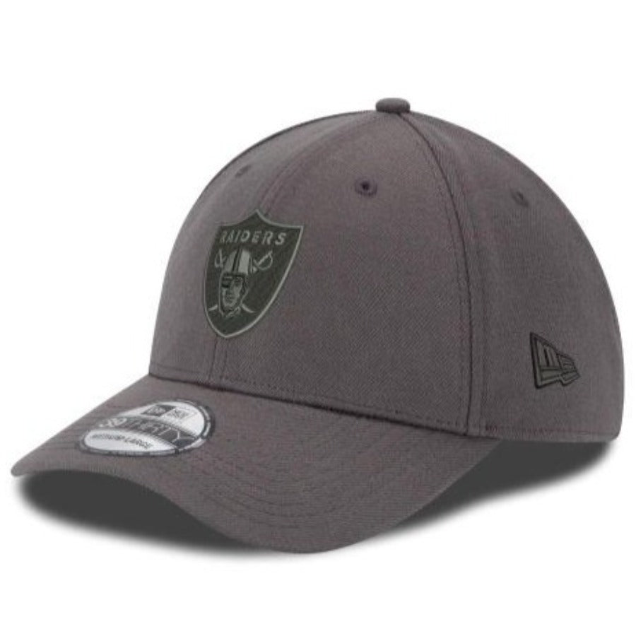 Las Vegas Raiders New Era 39THIRTY Flex Hat - Graphite Nvsoccer.com Thecoliseum