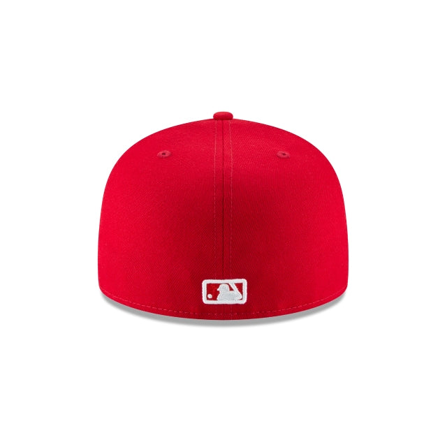 NEW ERA CHICAGO WHITE SOX SCARLET BASIC 59FIFTY FITTED