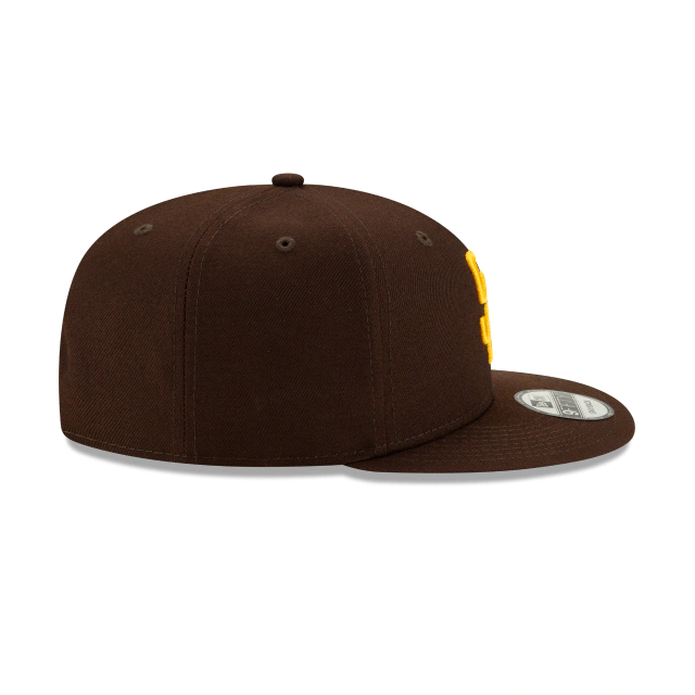 New Era San Diego Padres Team Color Basic 9FIFTY Snapback-Brown/Yellow